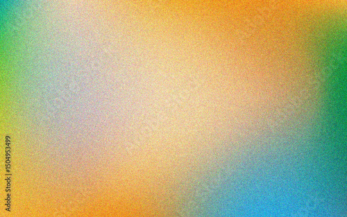 Grainy Gradient Background with Vibrant Colors and Subtle Texture Overlay
