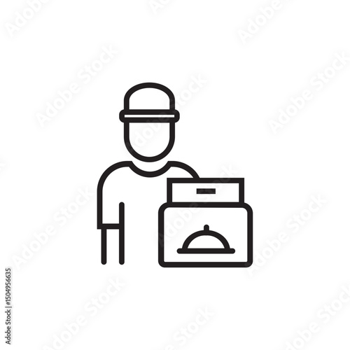 food delivery person