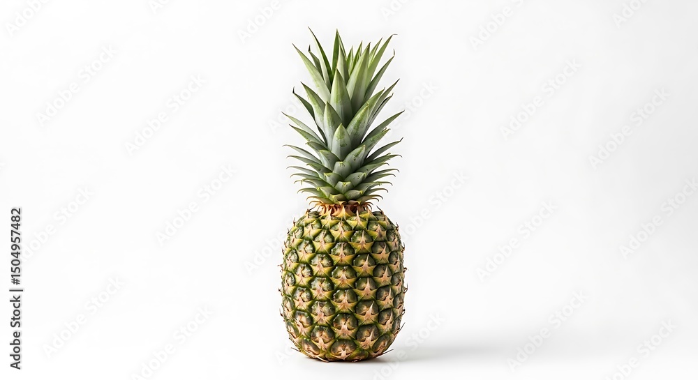 Fresh Pineapple Vibrant Tropical Fruit Image Fresh Pineapple Vibrant Tropical Fruit Image