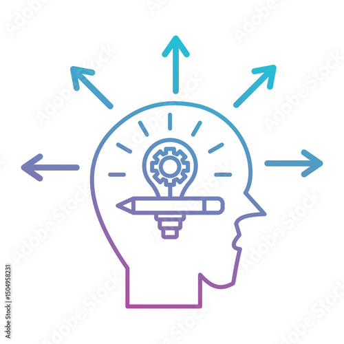 Innovative idea icon