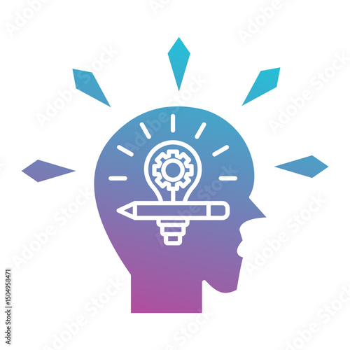 Innovative idea icon
