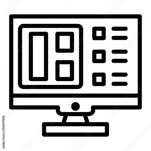 landing page design icon