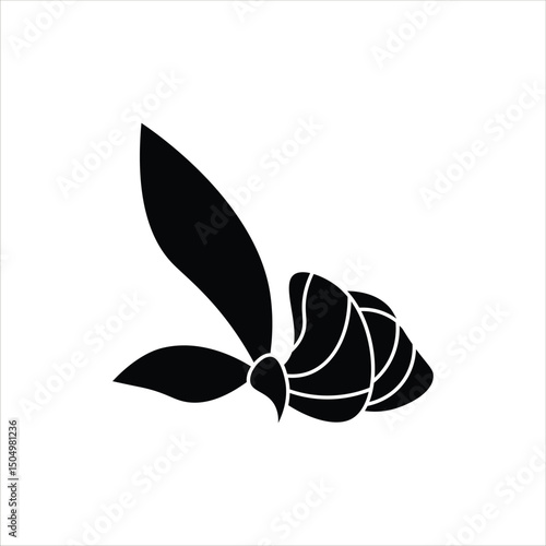 Sweet Pea Flower Silhouette Icon