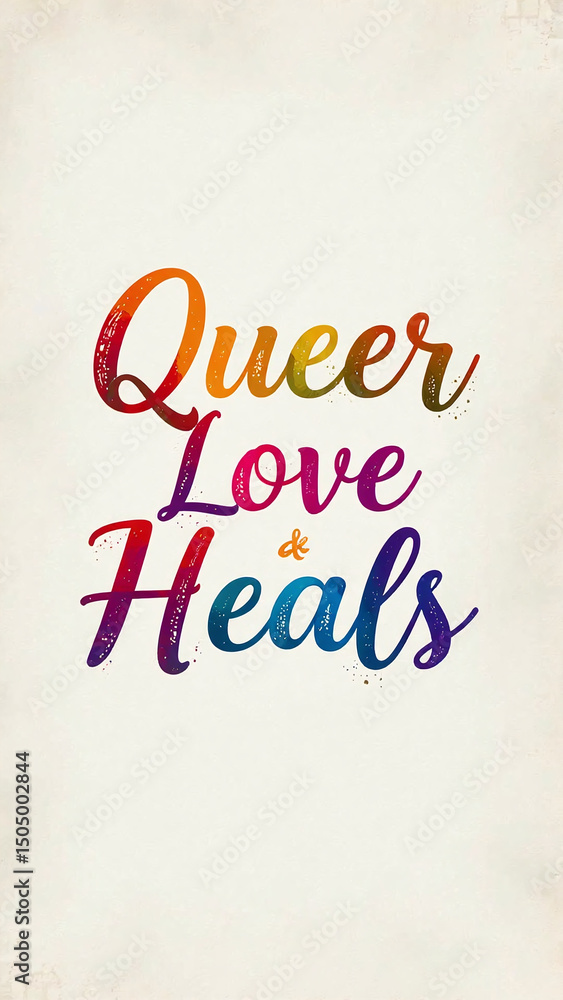 All Identities Matter Pride Typography, Minimalist Rainbow Cursive Text Design, Elegant Lettering on Soft Beige Background, Clean Composition with Subtle Textured Paper Effect All Identities Matter Pride Typography, Minimalist Rainbow Cursive Text Design, Elegant Lettering on Soft Beige Background, Clean Composition with Subtle Textured Paper Effect