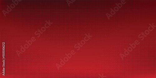 Red diagonal geometric shape with halftone. Modern fiber textured style vector eps 10