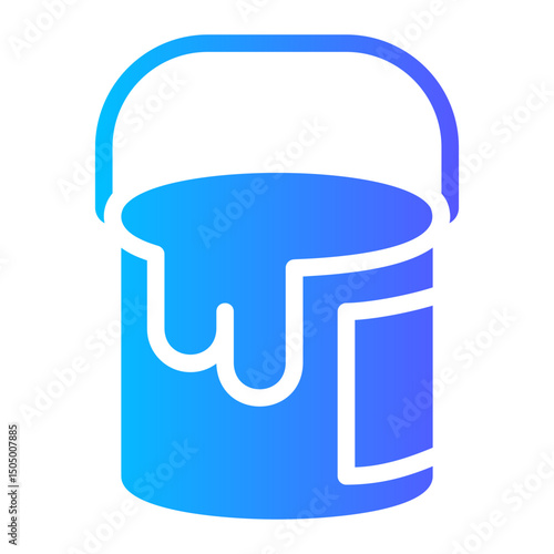 paint bucket gradient icon