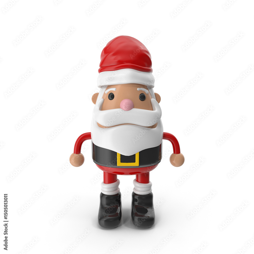 Cartoon Santa Claus Character isolated on transparent background Cartoon Santa Claus Character isolated on transparent background