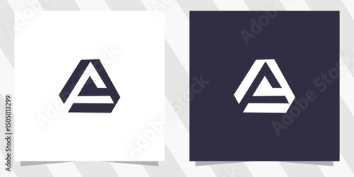 letter f logo design vector