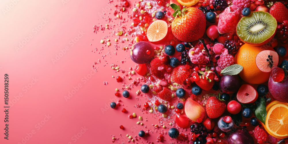 A Colorful Array of Fresh Fruits A Colorful Array of Fresh Fruits