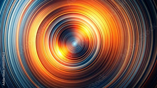 Mesmerizing Swirls of Light An Abstract Journey into the Heart of Color and Motion