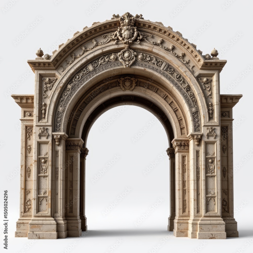 Ornate Stone Archway Ornate Stone Archway