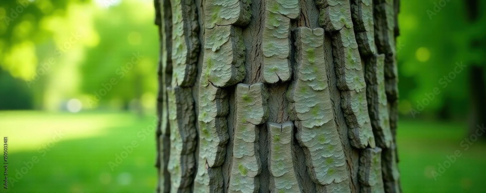 Mature beech trunk, silvery-grey, slightly furrowed, thin bark , silver bark, aged beech Mature beech trunk, silvery-grey, slightly furrowed, thin bark , silver bark, aged beech