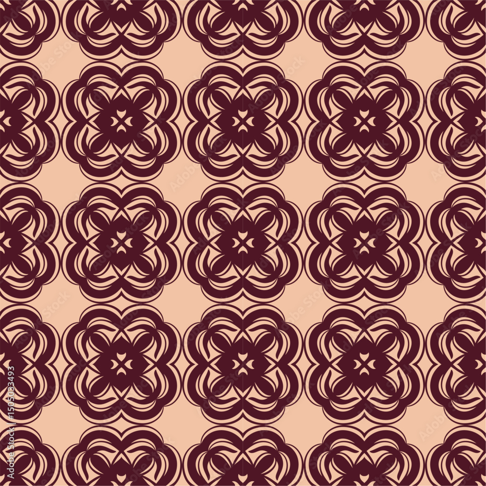 Ornament Pattern Fabric Vector Design Template Ornament Pattern Fabric Vector Design Template