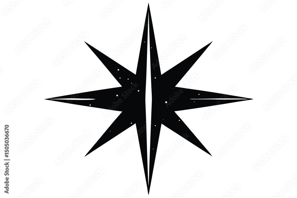 custom made wallpaper toronto digitalnorth-star-glimmer-shiluiti-vector-art-illustriton.eps