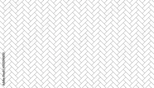 Herringbone background. brick line seamless pattern. repeating black geometric tiles. herringbone floor tiles. cladding bricks. flooring iaminate