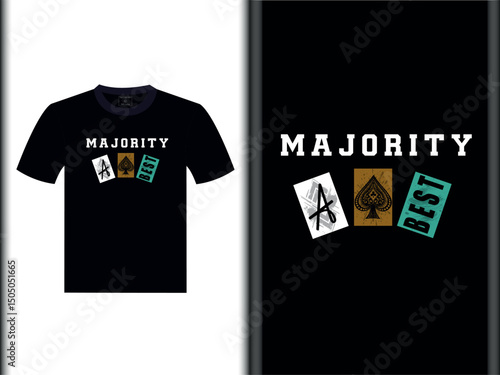 Majority Ace Vector T-Shirt Design