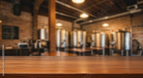 Wallpaper Mural Blurry interior of a brewery Torontodigital.ca