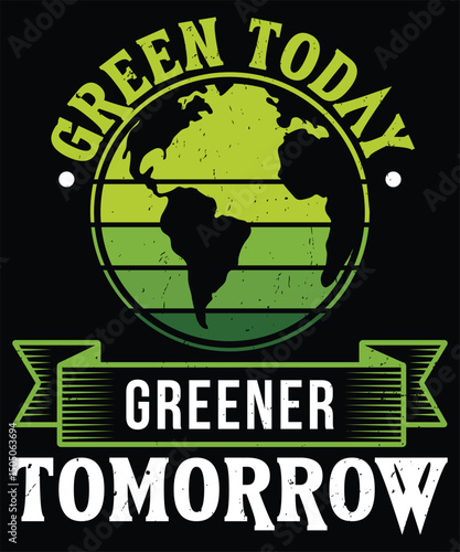World Environment Day t-shirt design with nature elements.