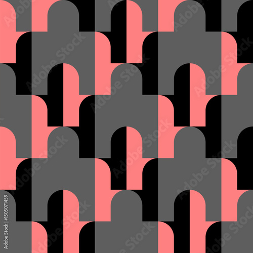 Abstract geometric seamless...