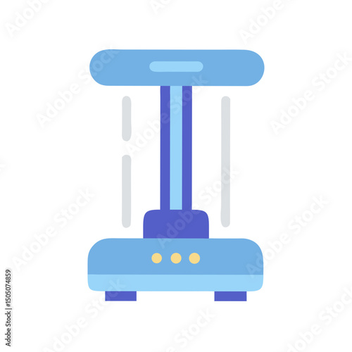 UV Sterilizer Lamp Icon – Ultraviolet Disinfection and Hygiene Device Symbol