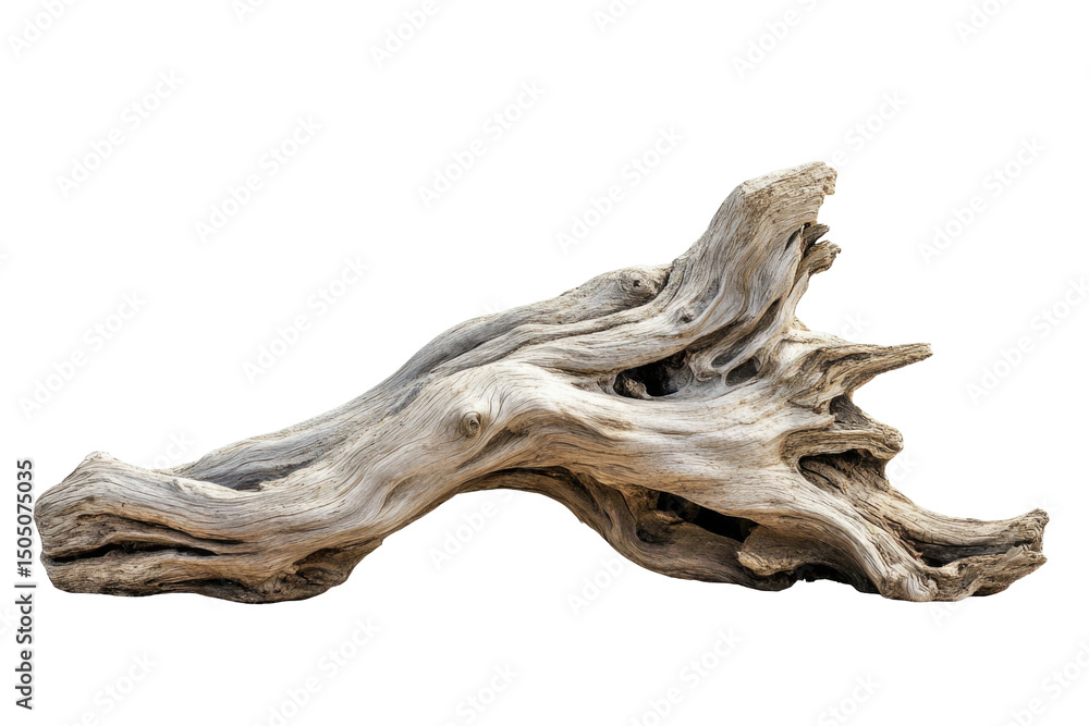 Driftwood isolated on a transparent background Driftwood isolated on a transparent background