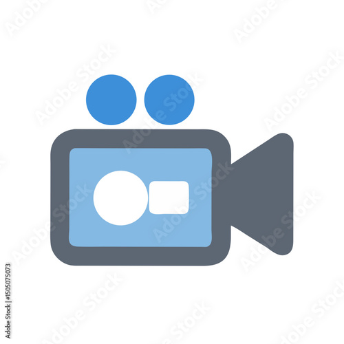 Video Camera Recording Icon – Filming and Media Capture Symbol