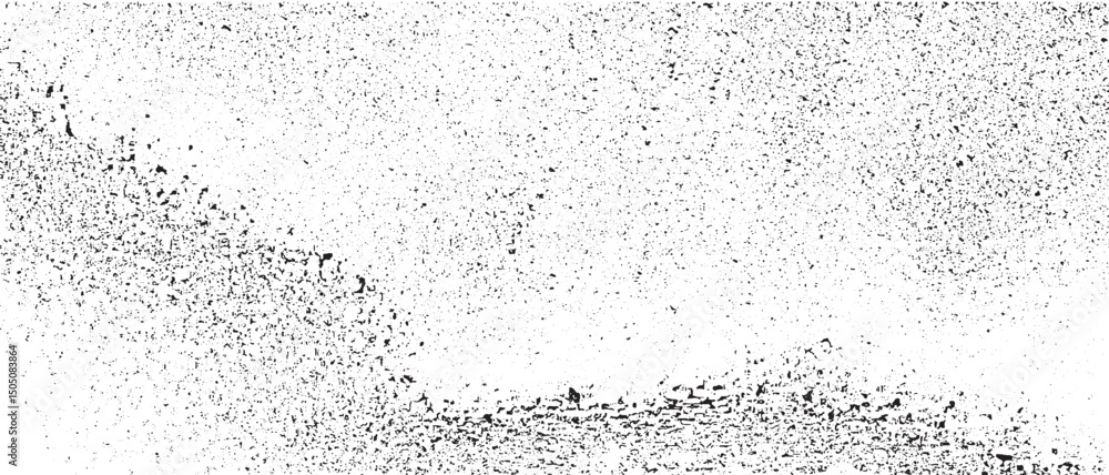 Fototapeta premium Spray Paint Splatter Overlay Texture , Detailed black and white spray paint texture with splatter effects . 