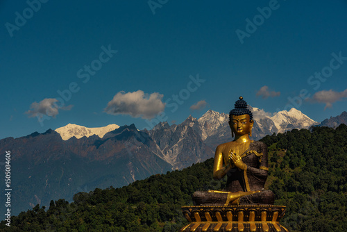 Canvas Print Lord Buddha at Sikkim in sitting posture