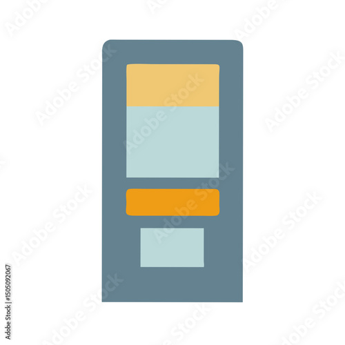 Public Vending Machine Icon – Automated Sales, Snack Dispenser Symbol
