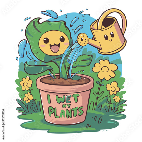 A fresh and vibrant illustration of green plants, featuring leaves, stems, and natural growth elements. Perfect for gardening projects, eco-friendly brands, wellness products, botanical blogs, and nat