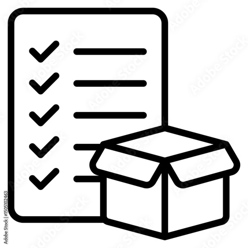 Product Listing line icon