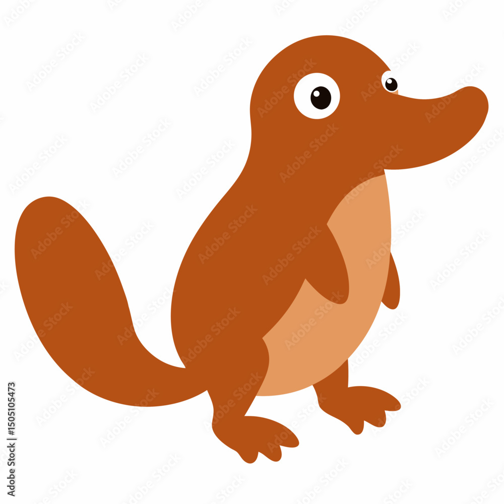 Fototapeta premium vector illustration of cartoon dog