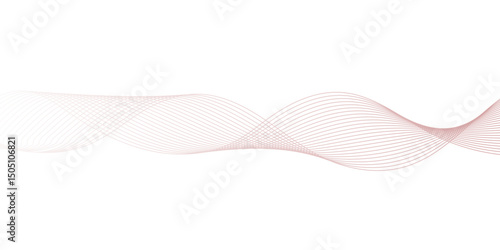 abstract wave element for design pink and white. Design template for cover, business. Abstract dynamic color lines, waves. Vector geometric backgrounds.