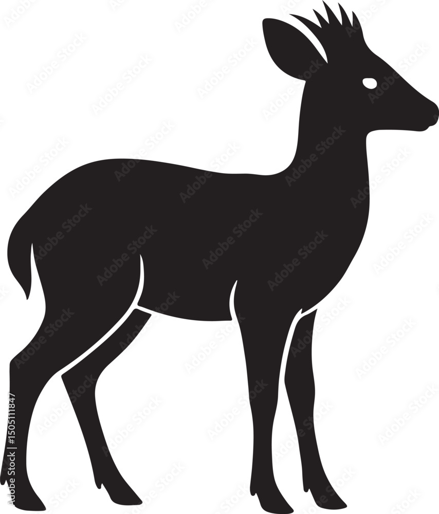 Fototapeta premium a tufted deer