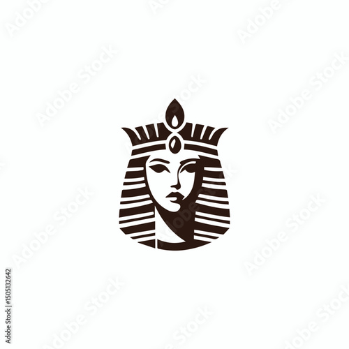 Queen cleopatra logo