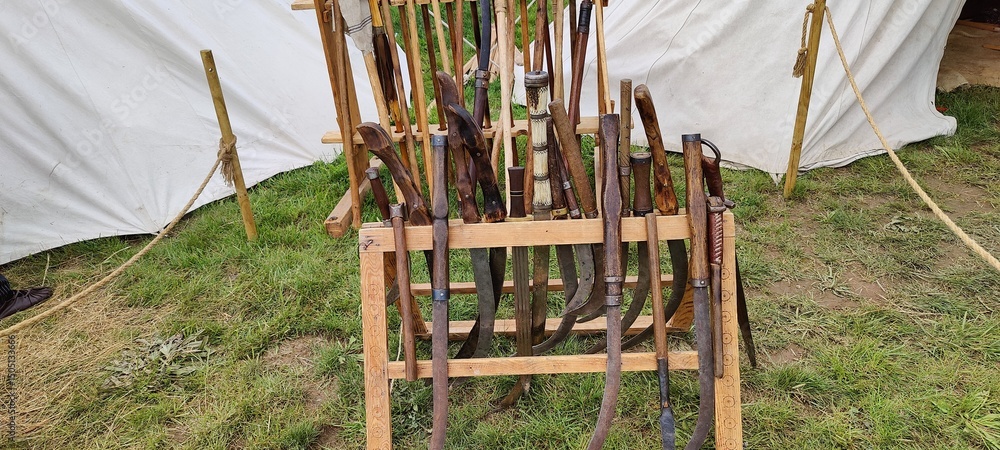 Fototapeta premium old wooden swing