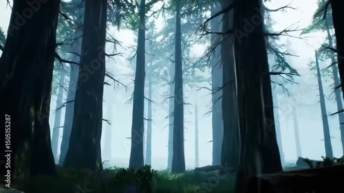fog in the forest