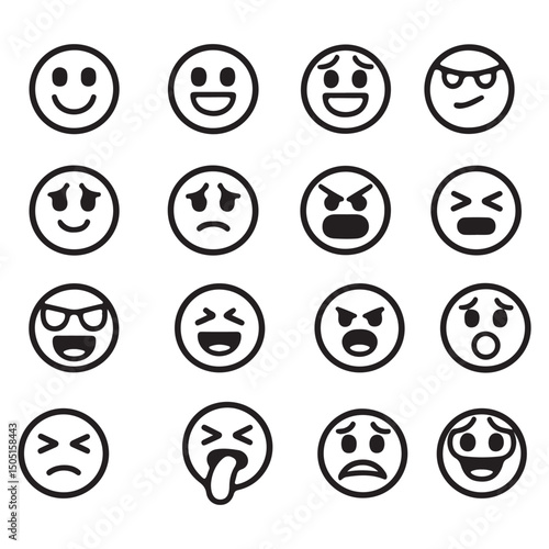 Emoji Face and Expression Icons