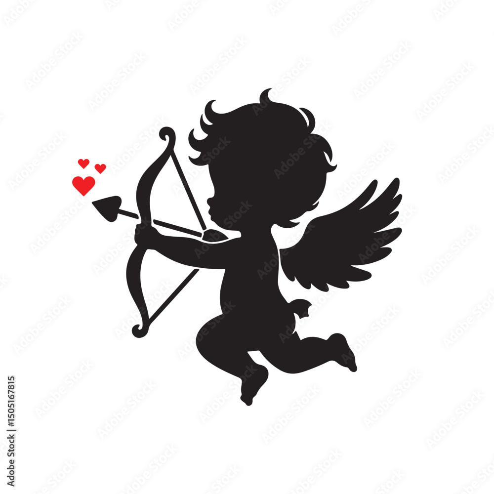 Fototapeta premium cupid with love arrows