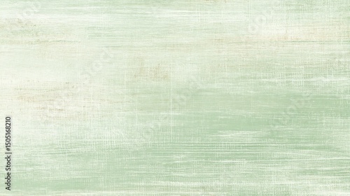 Kitchen background in faded sage green with layered translucent brush texture mimicking weathered oak patterns