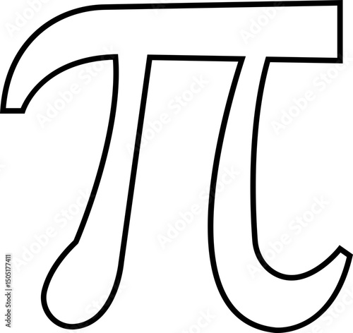Pi Network icon. Mathematical symbol Pi network logo Silhouette design symbols. Creative Minimal Letter, vector designs for logos, icons template, backgrounds, banners, templates, websites, and apps