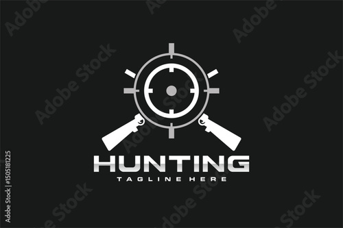 aim hunting rifle logo