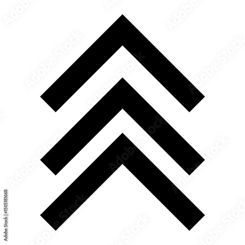 Up arrow vector icon. scroll illustration sign. Direction symbol or logo.