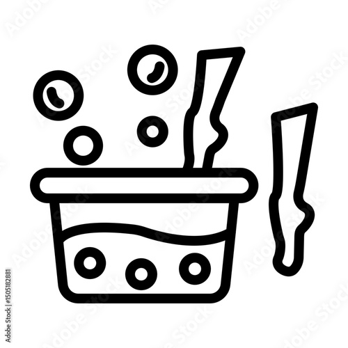 FootBath line icon