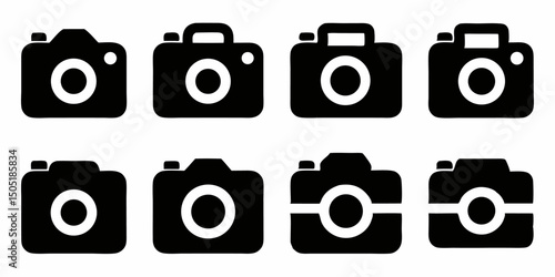 Professional camera icon photo camera symbol isolated