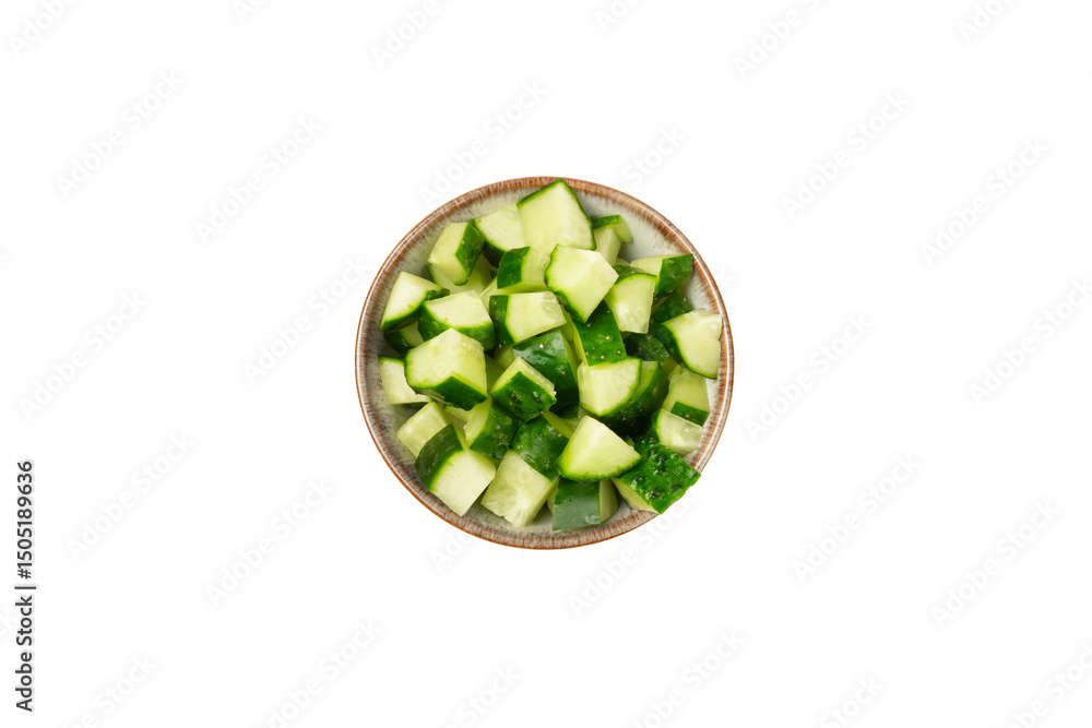Cucumber isolated on white background. Slice of cucumber on white background. Fresh organic green cucumbers. Vegan. Ingredient for salad. Farm vegetables. Cucumber isolated on white background. Slice of cucumber on white background. Fresh organic green cucumbers. Vegan. Ingredient for salad. Farm vegetables.
