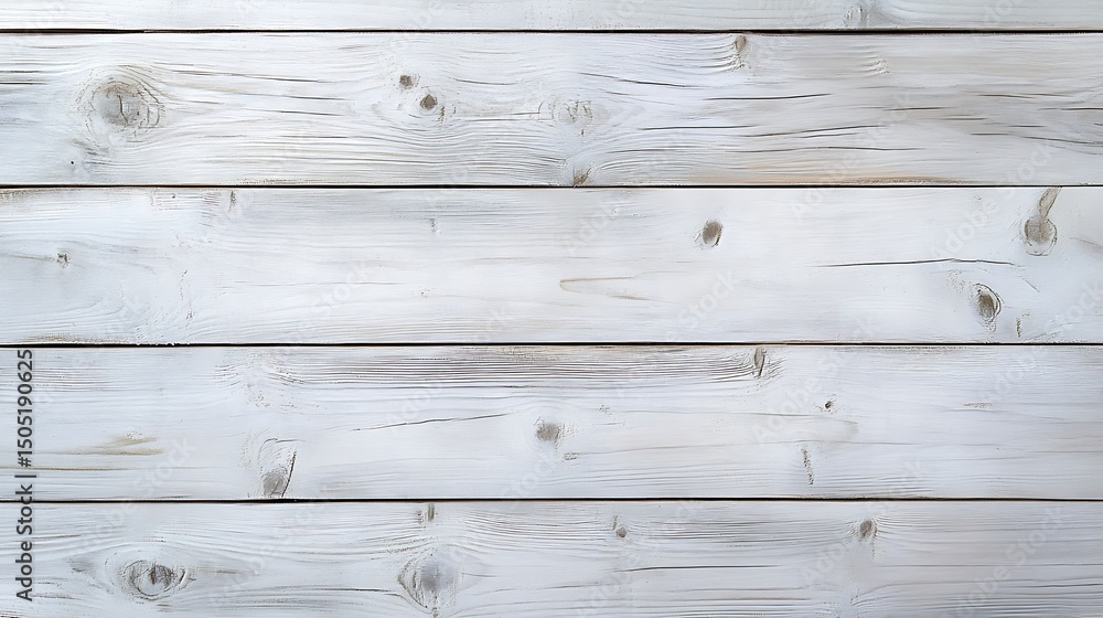 Obraz premium White Wood Texture with Natural Grain and Subtle Knots, Perfect for Backgrounds, Interiors, and Design Projects
