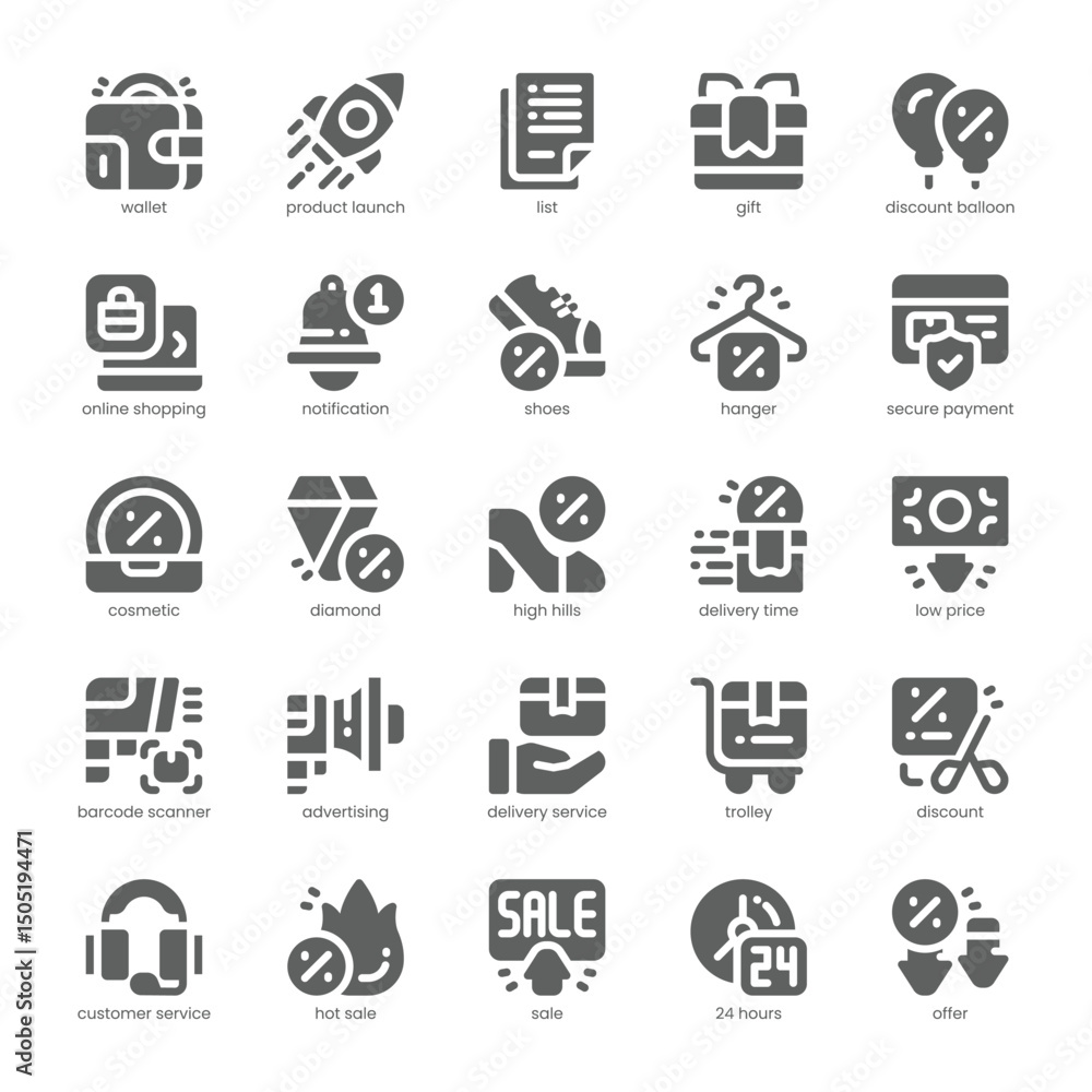 Cyber Monday Icon pack for your website, mobile, presentation, and logo design. Cyber Monday Icon solid design. Vector graphics illustration and editable stroke. Cyber Monday Icon pack for your website, mobile, presentation, and logo design. Cyber Monday Icon solid design. Vector graphics illustration and editable stroke.