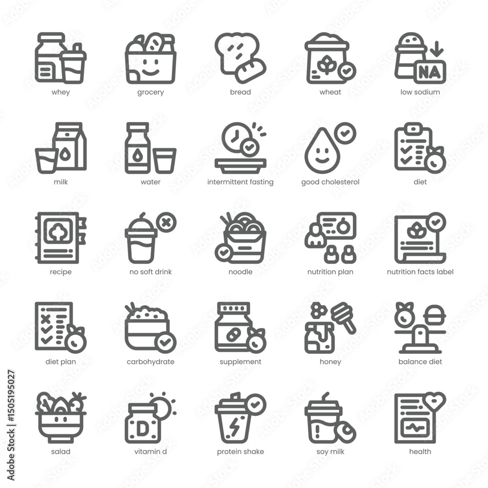 Nutrition Plan Icon pack for your website, mobile, presentation, and logo design. Nutrition Plan Icon outline design. Vector graphics illustration and editable stroke. Nutrition Plan Icon pack for your website, mobile, presentation, and logo design. Nutrition Plan Icon outline design. Vector graphics illustration and editable stroke.