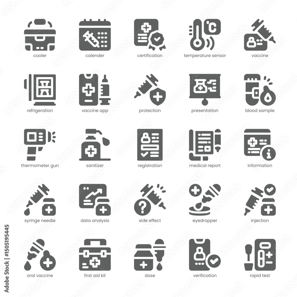 Vaccine Tracker Icon pack for your website, mobile, presentation, and logo design. Vaccine Tracker Icon solid design. Vector graphics illustration and editable stroke. Vaccine Tracker Icon pack for your website, mobile, presentation, and logo design. Vaccine Tracker Icon solid design. Vector graphics illustration and editable stroke.